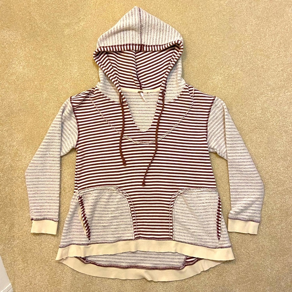 Free People walk the line Hoodie small